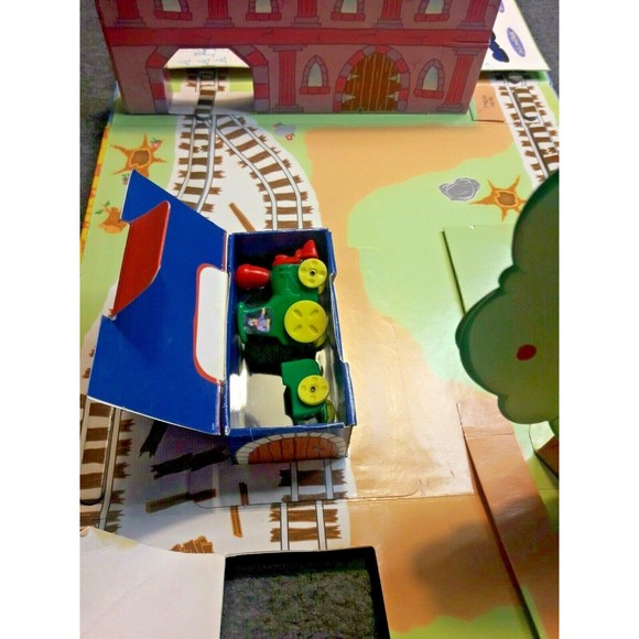 Toys Vintage Woody Woodpecker Little Town Train Set Popup Play Town